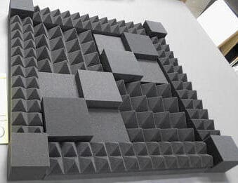 images Acoustic Small Tiles with Pyramid Columns Kit