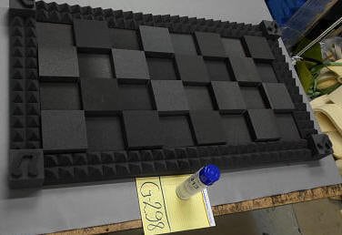 images Acoustic Small Tiles with Pyramid Columns Kit