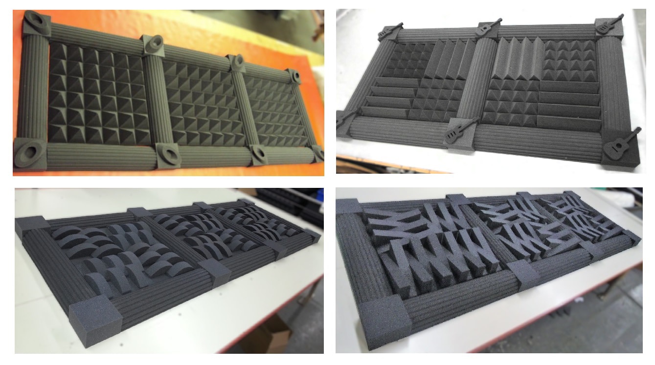 images Acoustic Large Tiles with Columns Kit