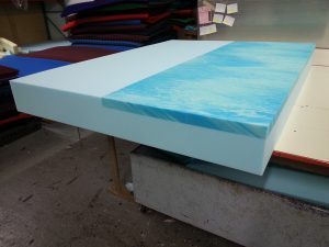 Custom Luxury Firm Foam Mattress with Half Gel Memory Foam Topper