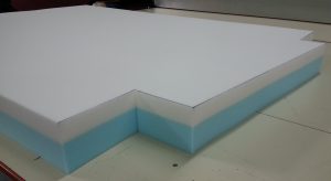 Custom Combination Mattress with Corner Cut Outs Cut Off Corner Foam Mattress