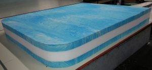 Combination Topper/Mattress with Rounded Corners